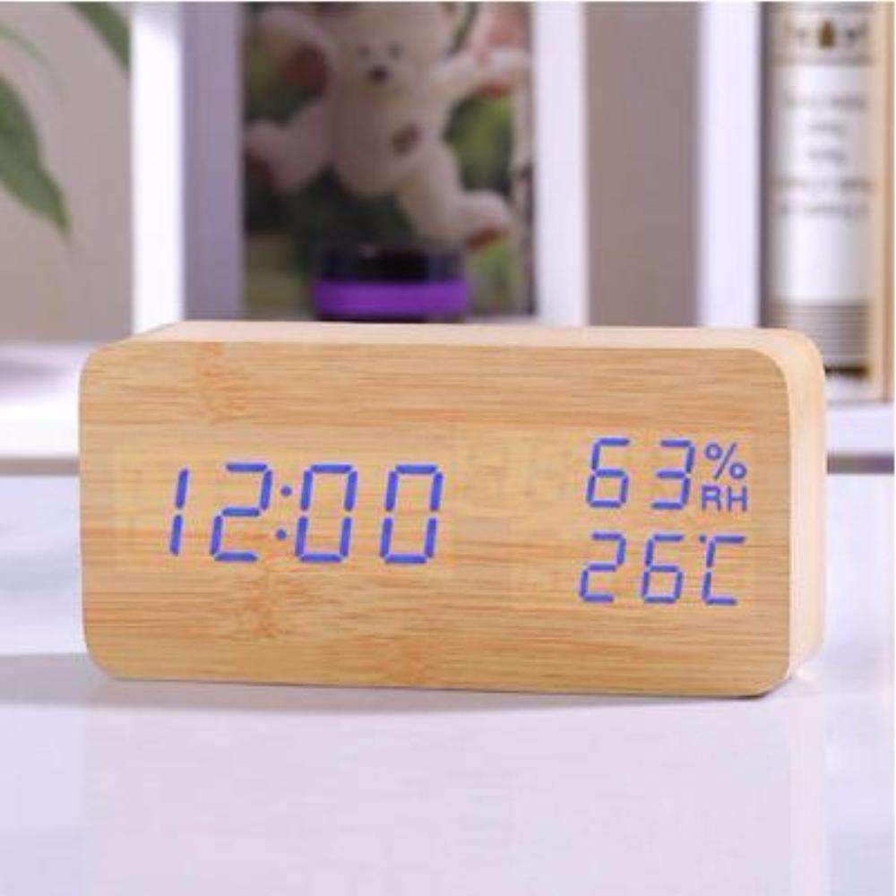 BowLift | LED Wooden Alarm Clock - Wooden Time For Your Morning