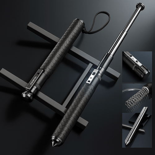 Automatic Self Defense Walking Stick with Stability Support
