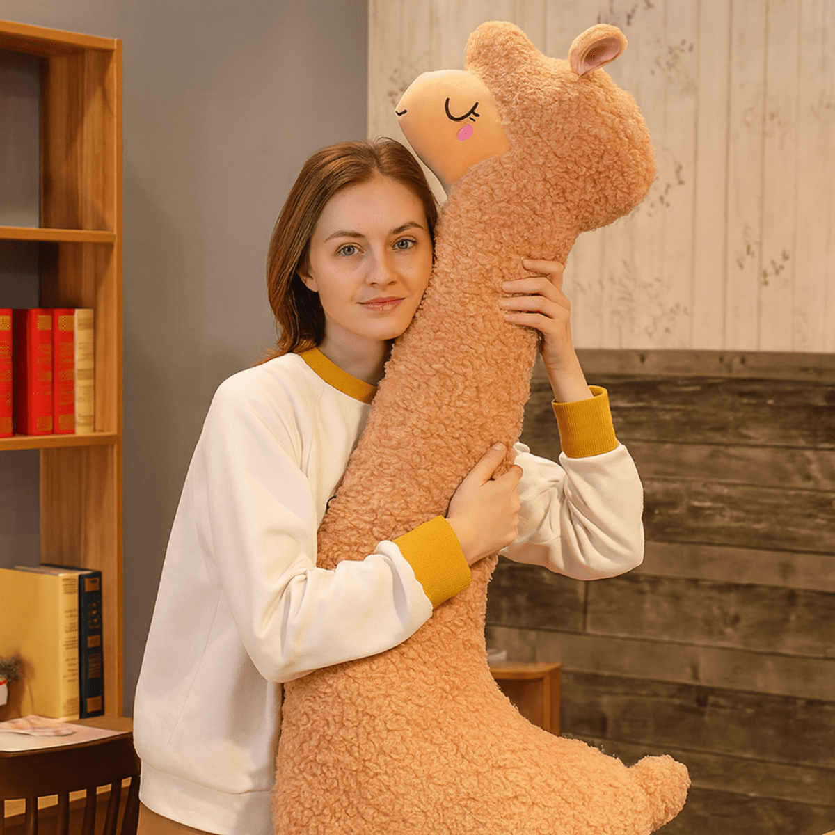 BowLift | ALPACARESS – Soft Plush Alpaca Toy for Home Decor