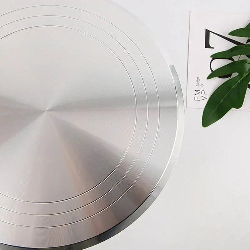 Aluminum Alloy Birthday Cake Turntable Plastic Ceramic Turntable | Bowlift