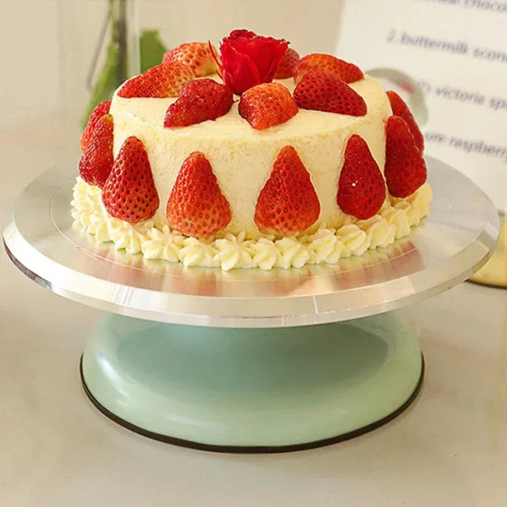 Aluminum Alloy Birthday Cake Turntable Plastic Ceramic Turntable | Bowlift