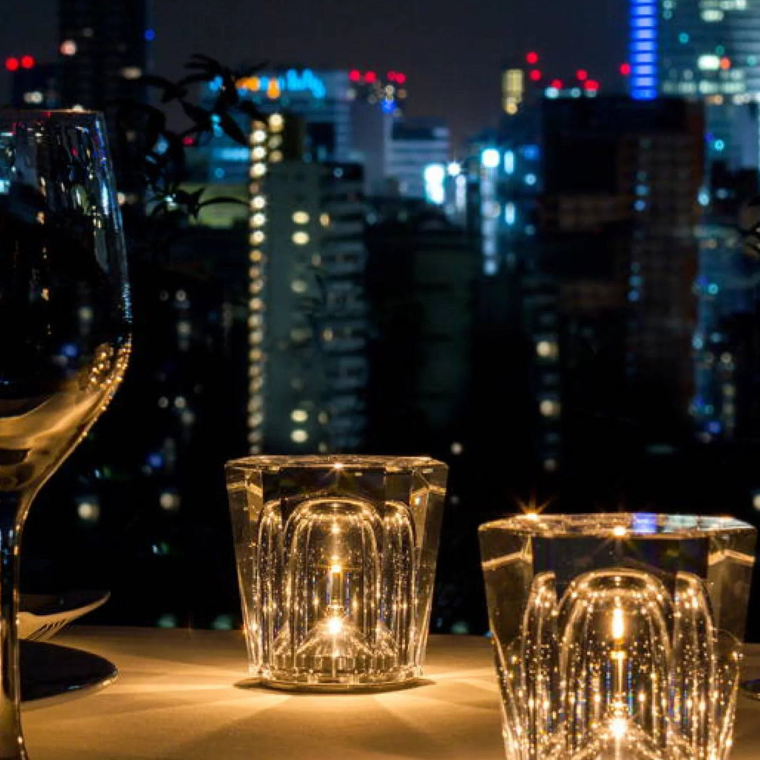 Luxury Rechargeable Diamond Crystal Table Lamp - Lumière Diamant | Bowlift
