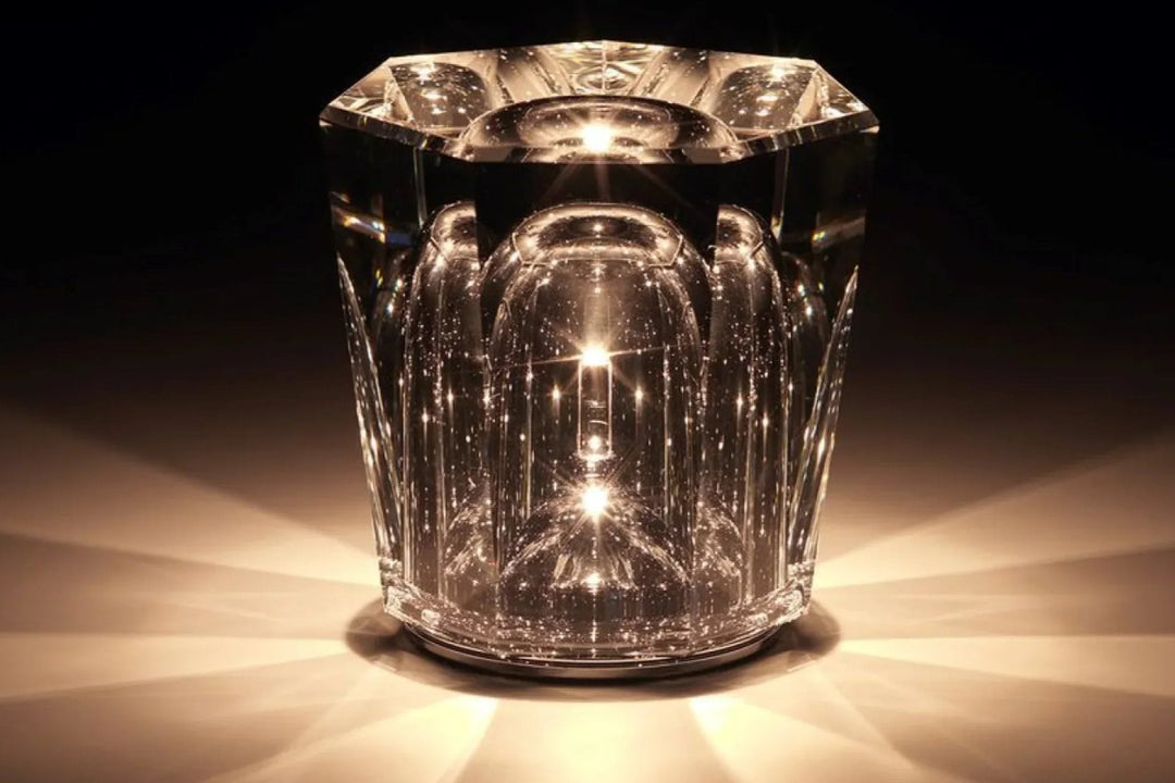 Luxury Rechargeable Diamond Crystal Table Lamp - Lumière Diamant | Bowlift