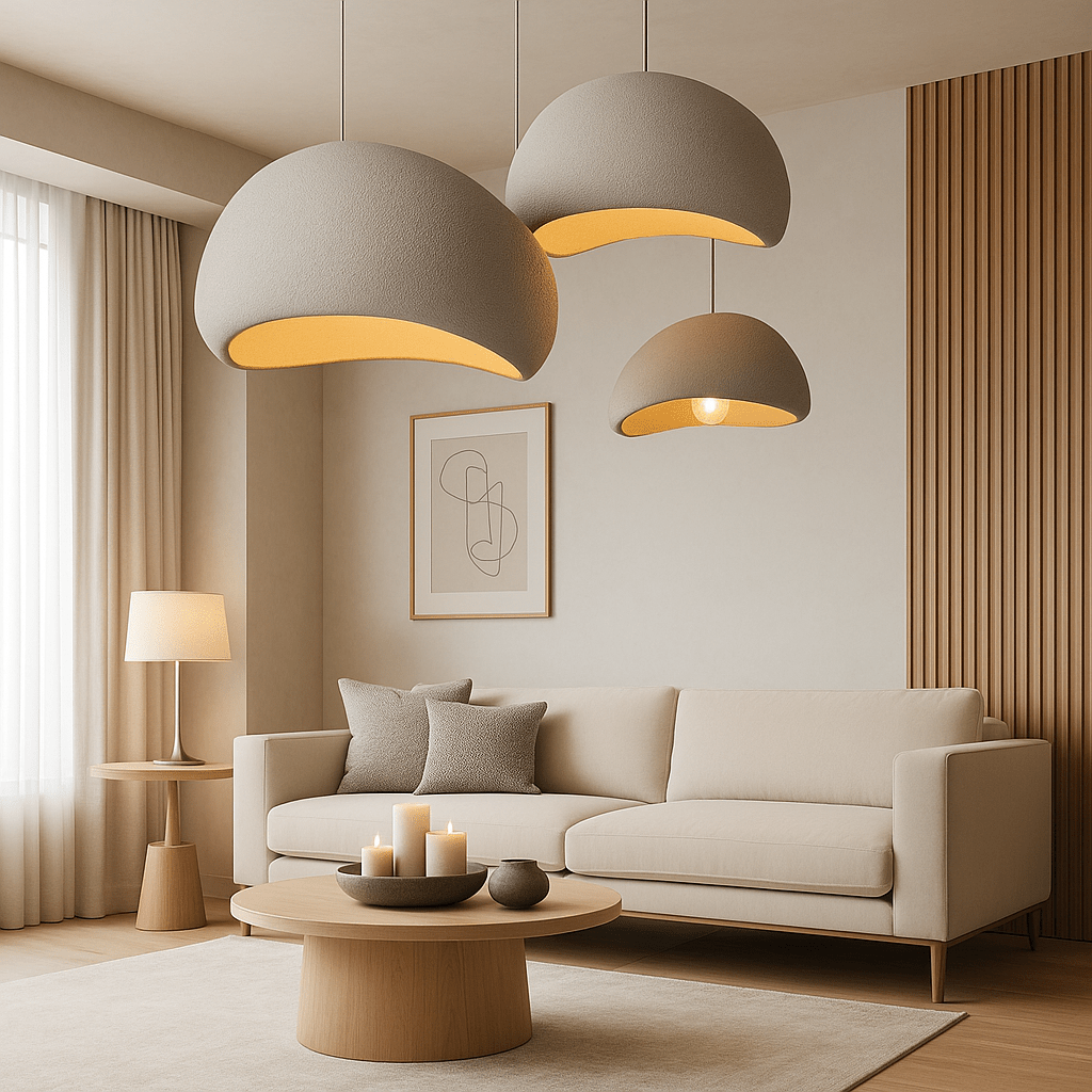 BowLift | AMBRA SHINE – Elegant Pendant Light with Dimmable Warm Glow