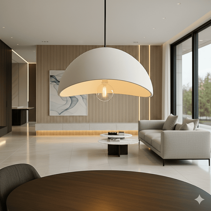 BowLift | AMBRA SHINE – Elegant Pendant Light with Dimmable Warm Glow