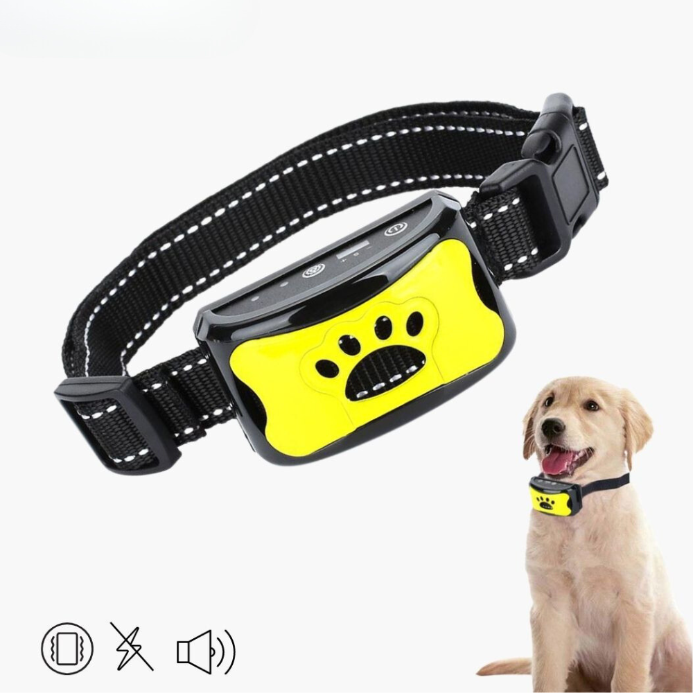 Animal-Friendly Anti-Bark Dog Training Collar - CalmVibes Bowlift