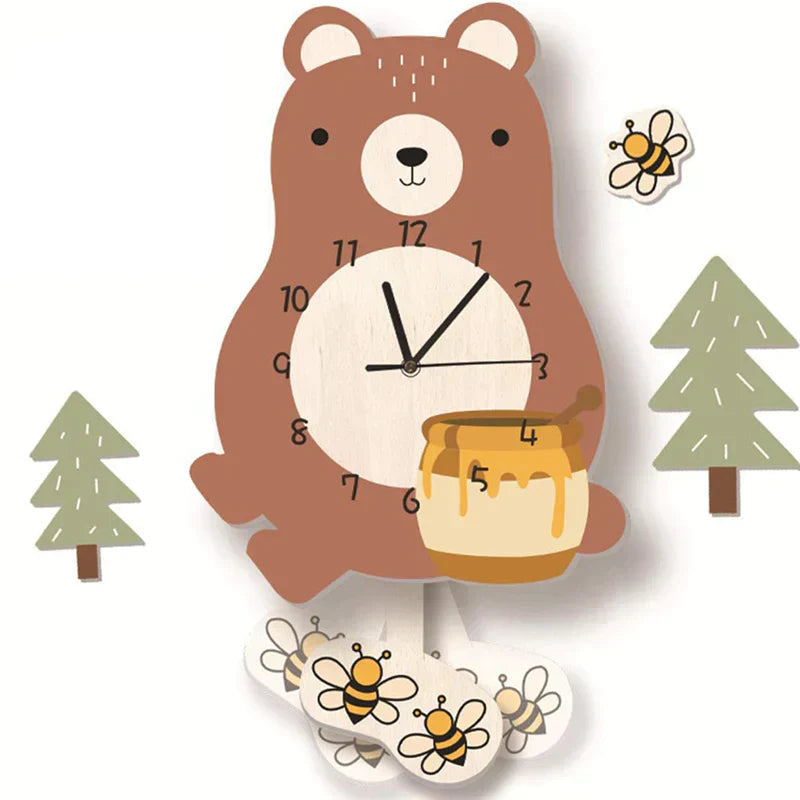 BowLift | ZooClock - Kids' Pendulum Timepiece