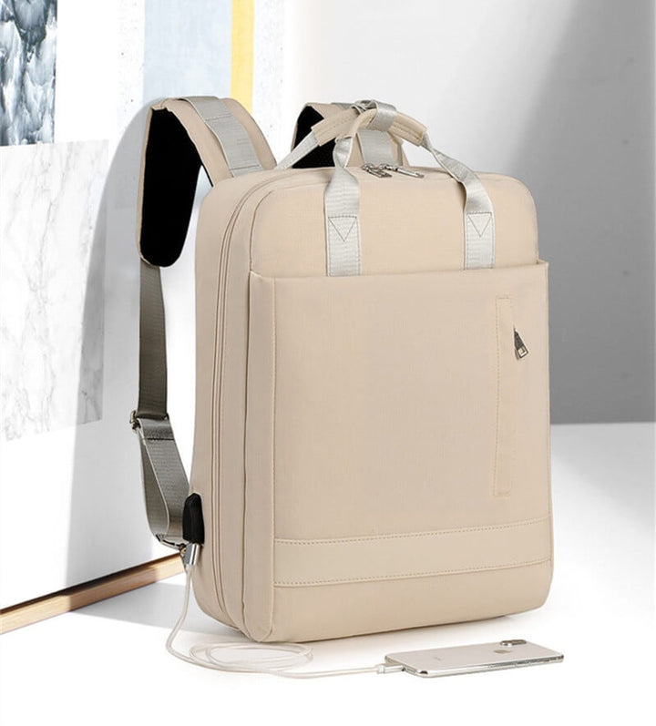 Secure Anti-Theft Backpack with Hidden Zippers and USB Charging | Bowlift