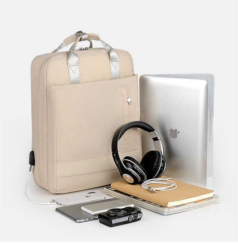 Secure Anti-Theft Backpack with Hidden Zippers and USB Charging | Bowlift
