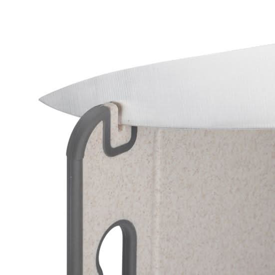 BowLift | Dual-Sided Stainless Steel Cutting Board with Knife Sharpener