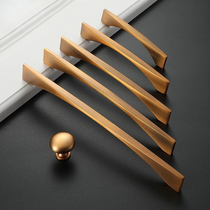 Antique Brass Cabinet Handles and Drawer Knobs Vintage Furniture Pulls | Bowlift