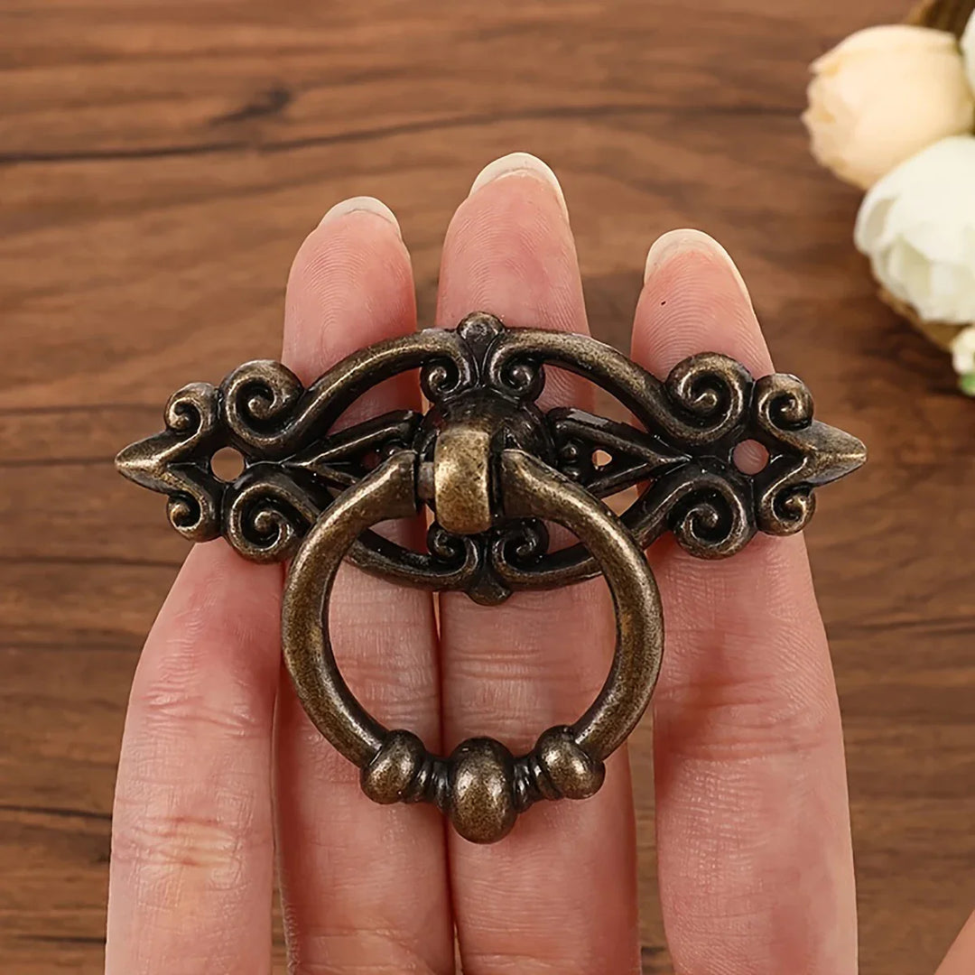 Antique Brushed Cabinet Handles Retro Alloy Drawer and Door Pulls | Bowlift