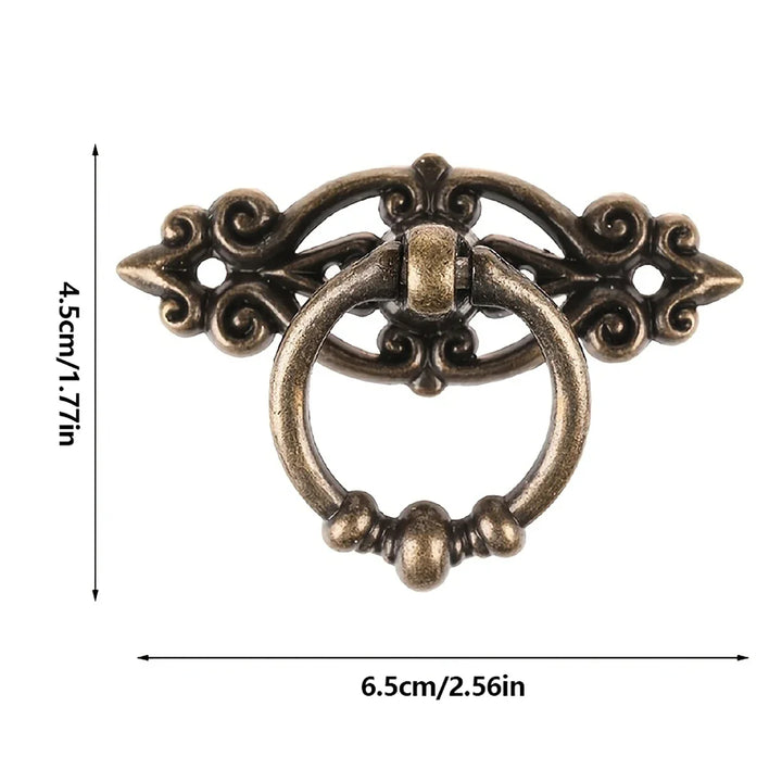 Antique Brushed Cabinet Handles Retro Alloy Drawer and Door Pulls | Bowlift