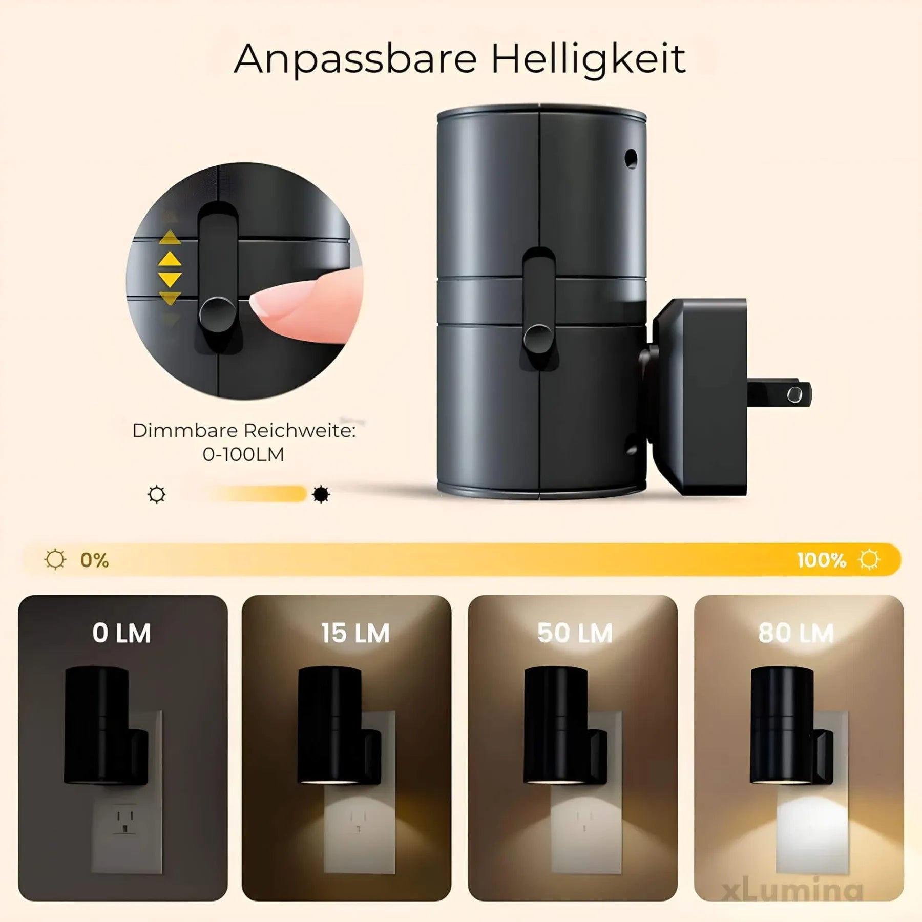 BowLift | Dimmable Night Light Plug-in
