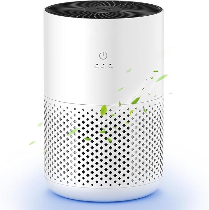 BowLift | Compact Air Purifier | True HEPA Filter, Ultra-Quiet & Ideal for Small to Medium Rooms