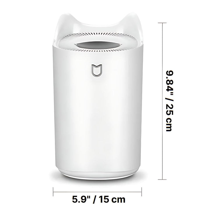 BowLift | 3000ml Ultrasonic Humidifier with Mist Technology for Respiratory Relief & Comfortable Living Spaces