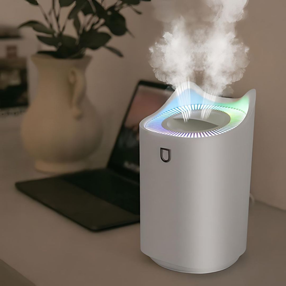 Aquabreeze Home Humidifier - 3000ml | Mist Technology for Respiratory Relief and Comfortable Living Bowlift
