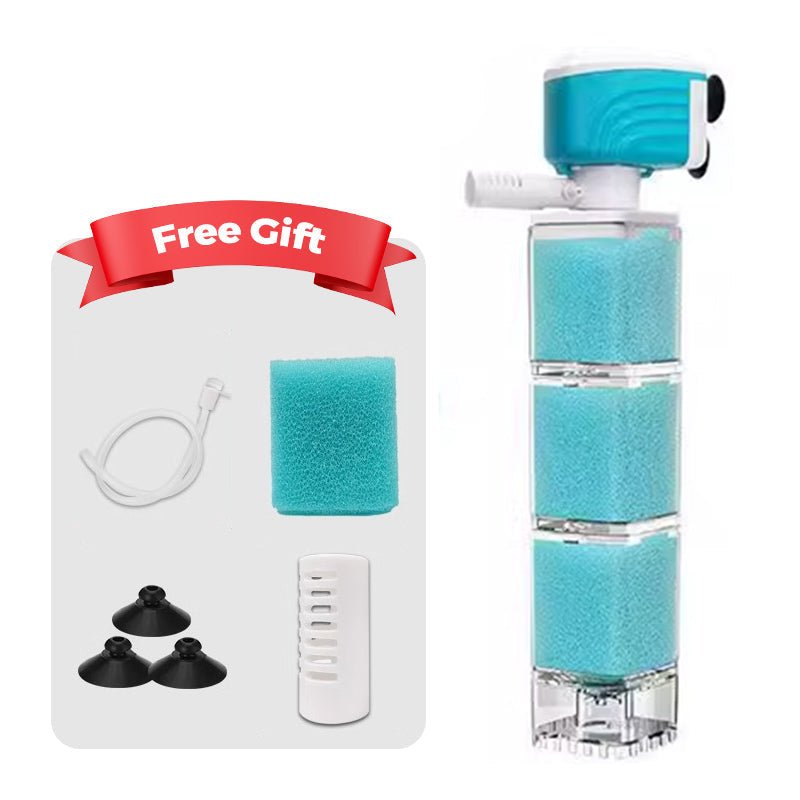 BowLift | AQUAFLOW 5-IN-1 – Crystal-Clear Water & Automatic Cleaning for Aquariums