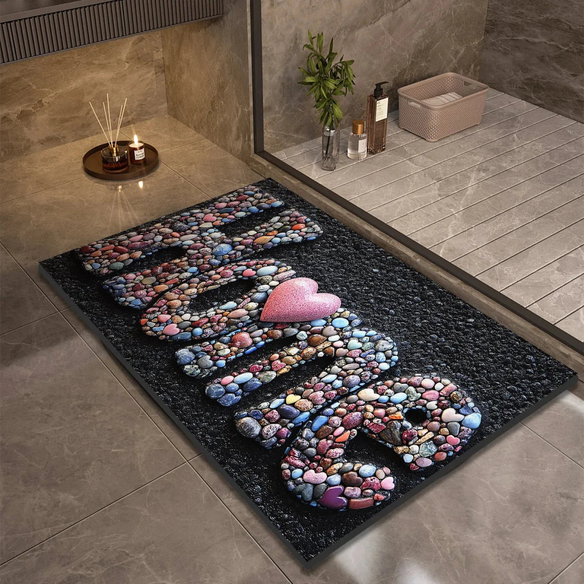 BowLift | AQUASOFT BATH MAT – Diatomite Bath Mat for Safety & Comfort