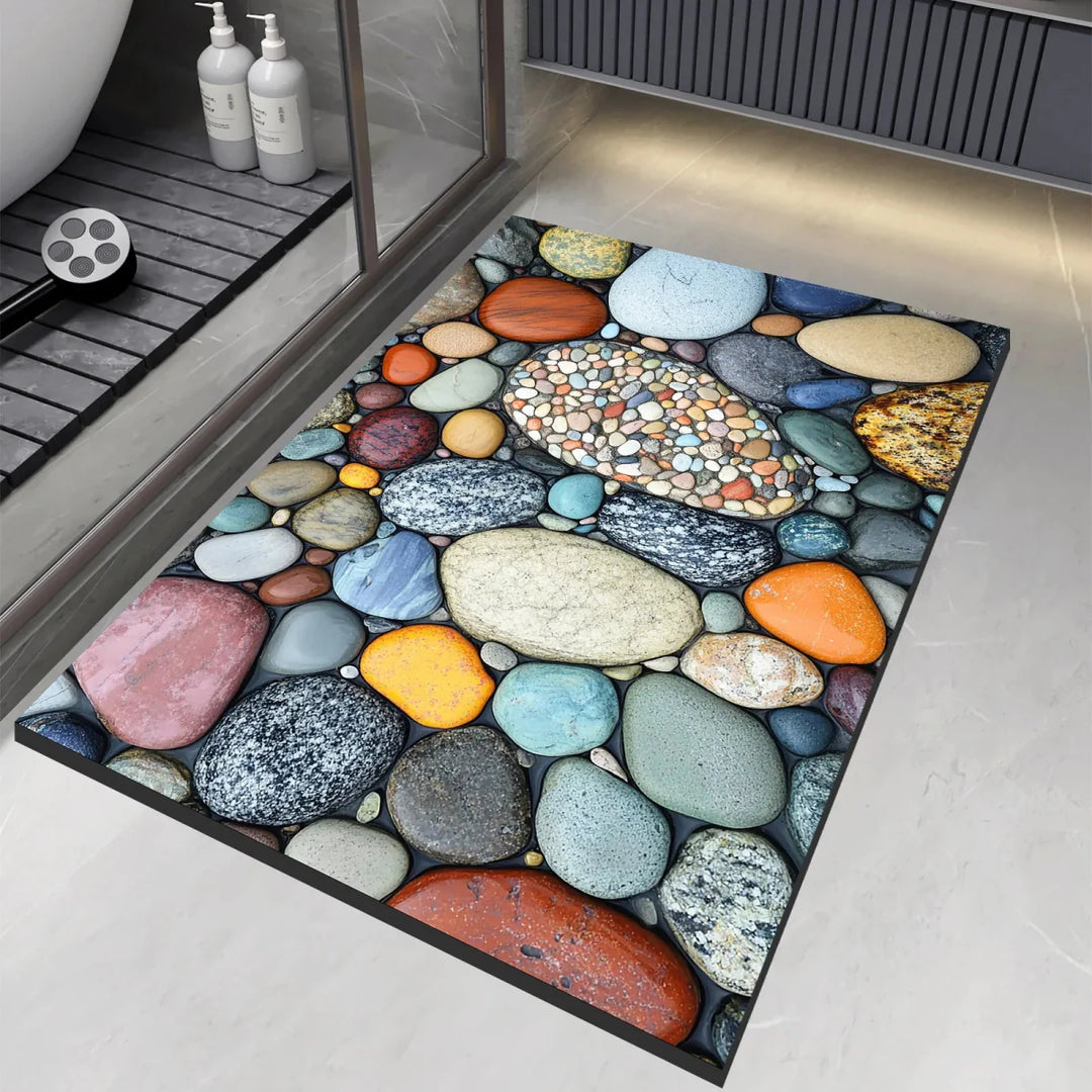 BowLift | AQUASOFT BATH MAT – Diatomite Bath Mat for Safety & Comfort