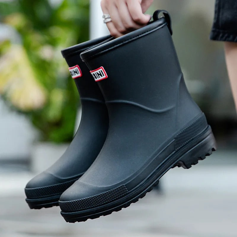 BowLift | AquaStride 2.0 | Stylish Mid-Calf Waterproof Rain Boots for Women