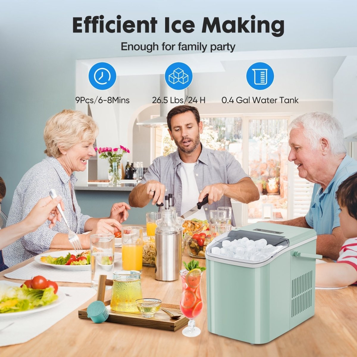 BowLift | ARCTICCUBE – Compact Portable Ice Maker with Self-Cleaning Function