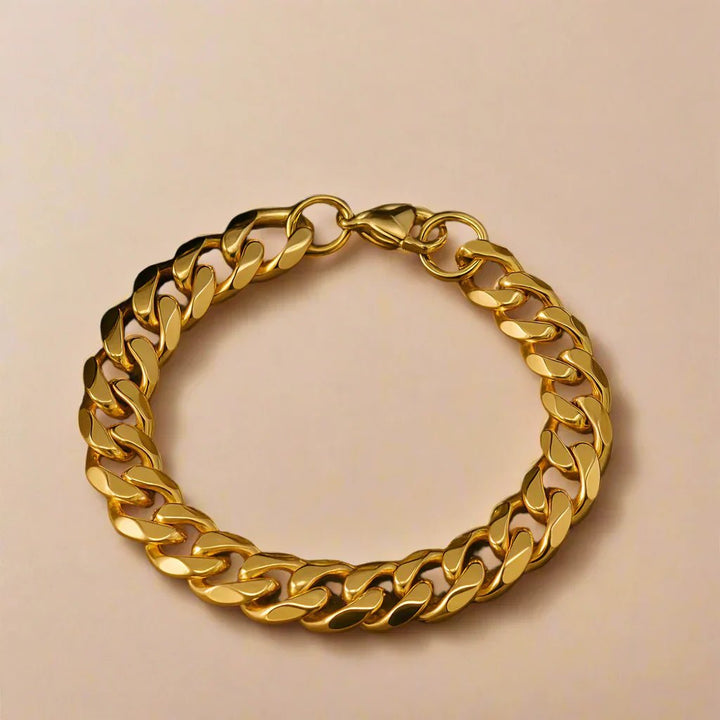 BowLift | Armored CHAIN BRACELET – Adjustable Stainless Steel Punk-Inspired Elegance