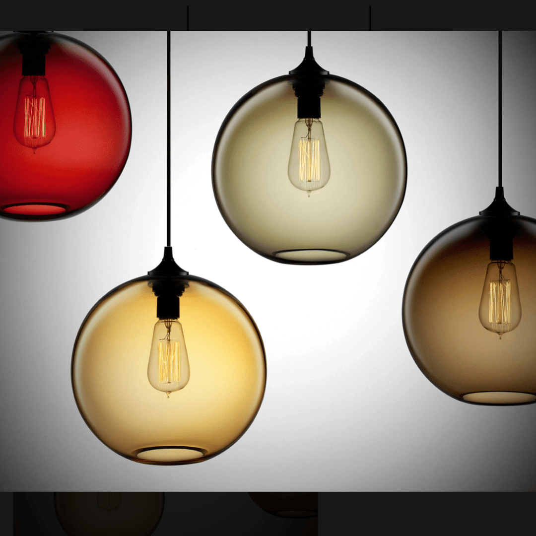 BowLift | AuraGlass - Elegant Glass Hanging Light