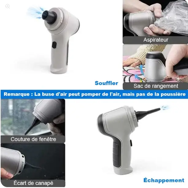 BowLift | Cordless Handheld Vacuum Cleaner for the Car - Strong Suction Power