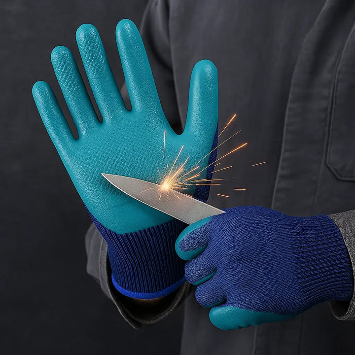 Tough Task Cut Resistant Industrial Work Gloves | Bowlift