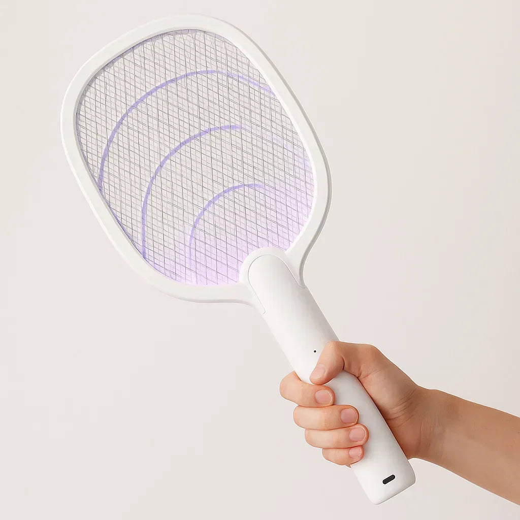 BowLift | Rechargeable 2-in-1 Electric Fly Swatter and Insect Exterminator – 2500V Without Chemicals