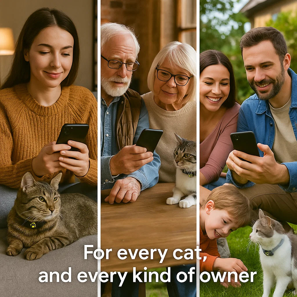 BowLift | #1 Find  GPS Cat Tracker with Real-Time Location, Waterproof Design, and Activity Monitoring for Pet Safety and Tracking