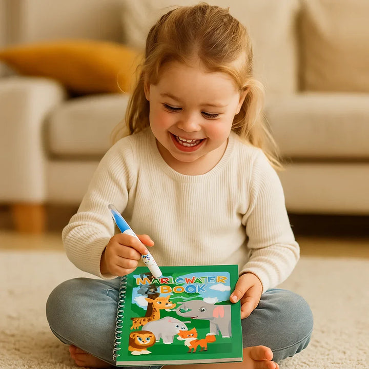 BowLift | Magical self-erasing watercolor book set for children with water brush