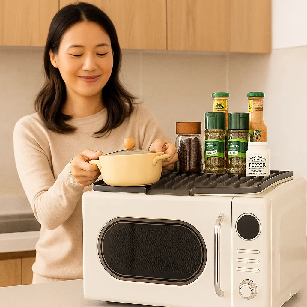 BowLift | Angled Silicone Drip Mat - Heat Resistant and Non-Slip