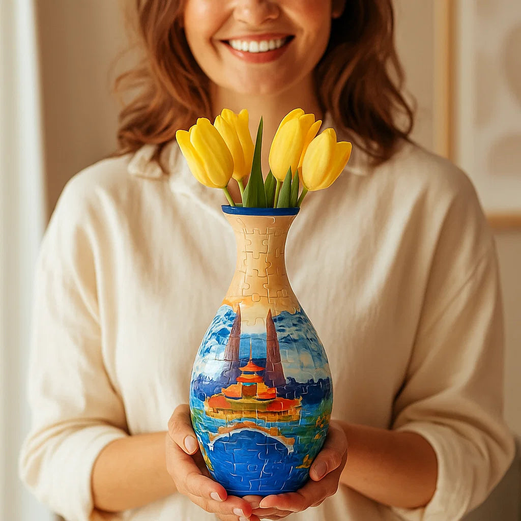 BowLift | Noble 3D Puzzle Vase - Usable for real flowers