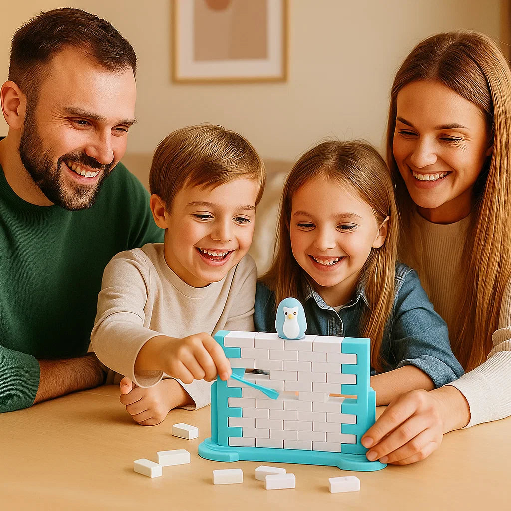 BowLift | Penguin Ice Wall Balance Family Game