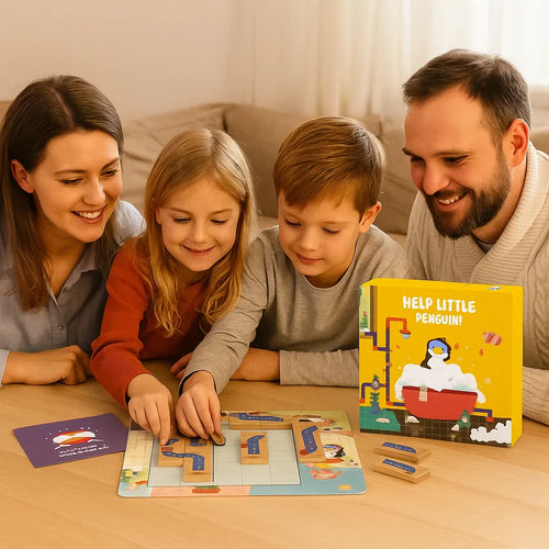 BowLift | Penguin Shower Maze Puzzle Game - Promote Logical Thinking!