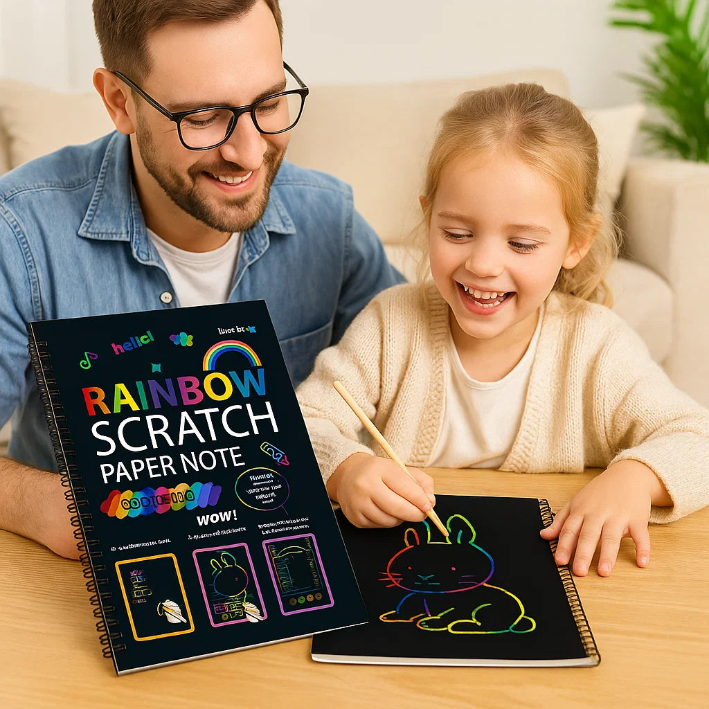 BowLift | Magical Rainbow Scratch Paper