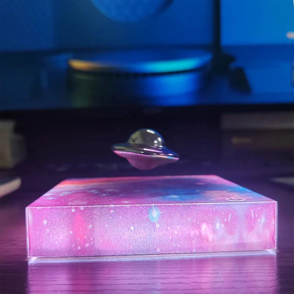BowLift | ASTROGLOW – Magnetic Levitating Spaceship LED Night Lamp