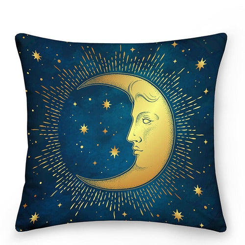 BowLift | Decorative cushions with Sun and Moon in Astrological Style