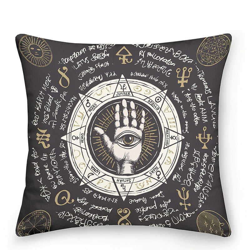BowLift | Decorative cushions with Sun and Moon in Astrological Style