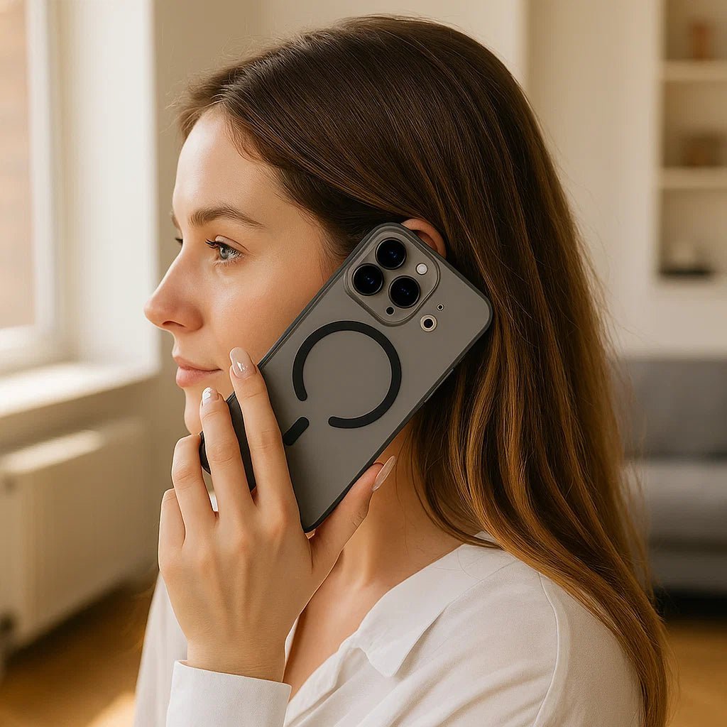 BowLift | AURACLEAR – Ultra-Thin Matte Clear MagSafe Case for iPhone