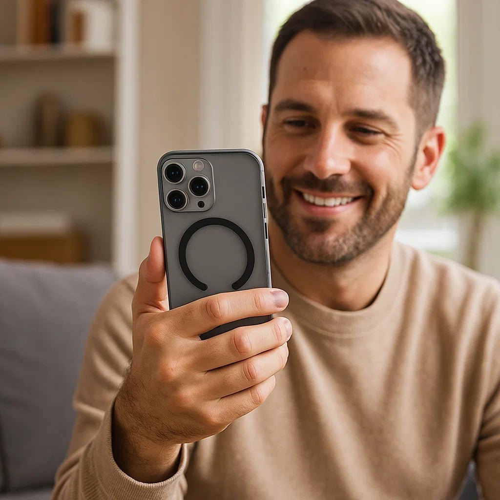 BowLift | AURACLEAR – Ultra-Thin Matte Clear MagSafe Case for iPhone