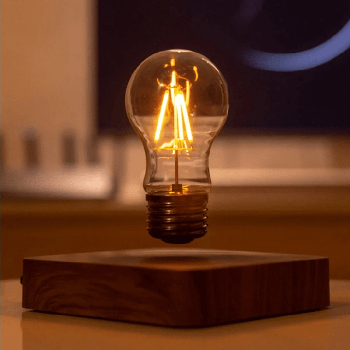 BowLift | LumiGlide Floating LED Bulb | Magnetic levitation light with touch control for modern spaces