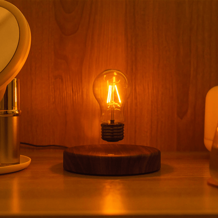BowLift | LumiGlide Floating LED Bulb | Magnetic levitation light with touch control for modern spaces