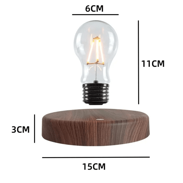 BowLift | LumiGlide Floating LED Bulb | Magnetic levitation light with touch control for modern spaces