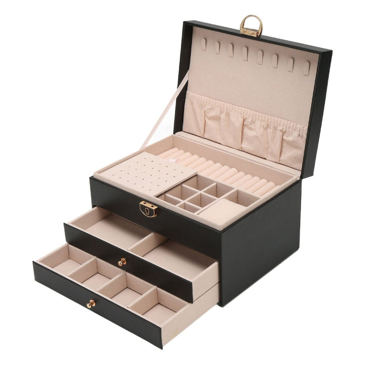 BowLift | AURELIA BOX – Multi-Layer Leather Jewelry Organizer for Stylish Storage
