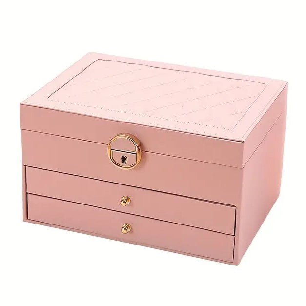 BowLift | AURELIA BOX – Multi-Layer Leather Jewelry Organizer for Stylish Storage
