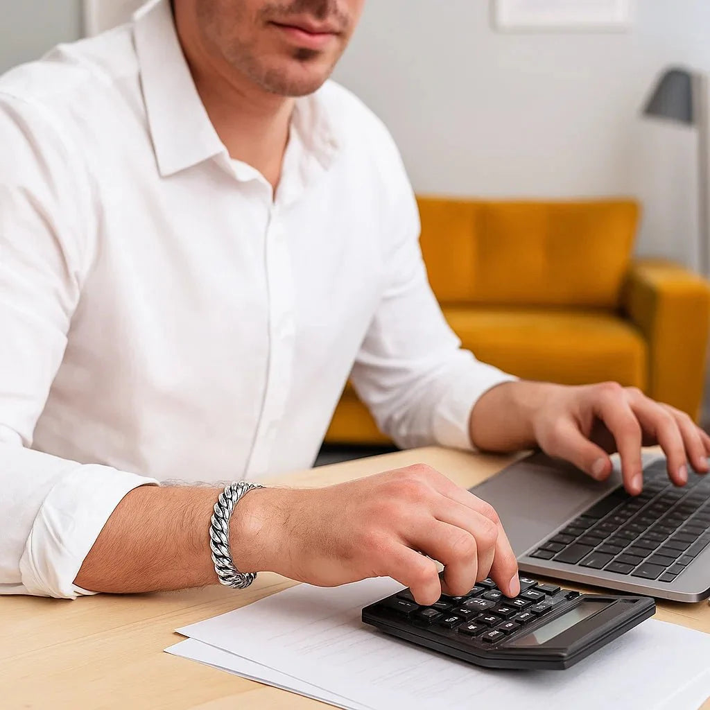 BowLift | AURELIUS – 18K Gold Plated Cuban Link Bracelet for Men