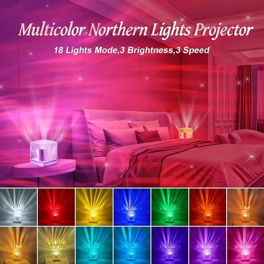 BowLift | Aurora Water Wave Projector Night Light